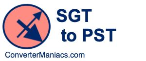 PST to SGT Converter (Pacific Standard Time to Singapore Time .